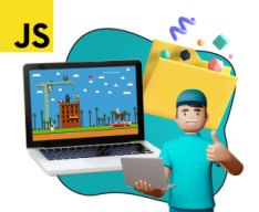 Программирование на JavaScript. Учимся создавать игры! - Школа программирования для детей, компьютерные курсы для школьников, начинающих и подростков - KIBERone г. Лесной