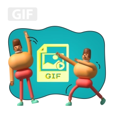 Gif-анимация - КИБЕРшкола программирования для детей, компьютерные курсы для школьников, начинающих и подростков - KIBERone г. Лесной