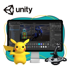 Мир игр на Unity 2D на популярном движке + AI-помощники - КИБЕРшкола программирования для детей, компьютерные курсы для школьников, начинающих и подростков - KIBERone г. Лесной