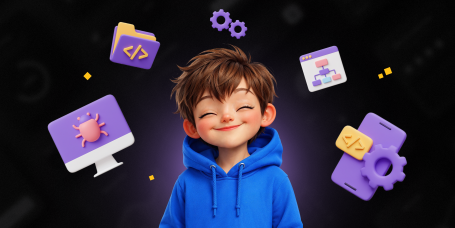 Идеальный сайт с нуля: код, дизайн и AI-помощник - КИБЕРшкола программирования для детей, компьютерные курсы для школьников, начинающих и подростков - KIBERone г. Лесной